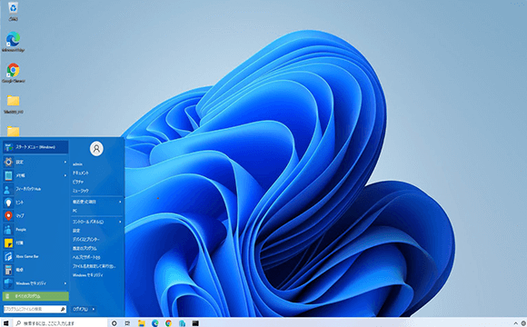Windows 10ライクなタスクバー+Open Shell。Windows XPや7的なデザインのスタートメニューが利用可能